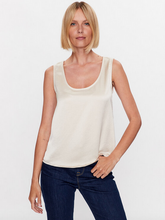 Load image into Gallery viewer, Max Mara Weekend Sonale Ivory Satin Top
