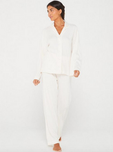 Load image into Gallery viewer, Hugo Boss Clear_Long Set Jersey Rib Pajamas
