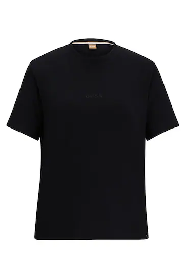 Hugo Boss Select Black Logo Cotton T-Shirt