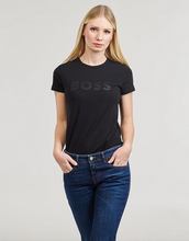 Load image into Gallery viewer, Hugo Boss Eventsa4 Black Leather Logo Cotton T-Shirt
