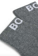 Load image into Gallery viewer, Hugo Boss Two-Pack of Quarter-Length Socks With Contrast Logos
