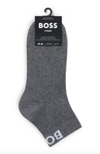 Load image into Gallery viewer, Hugo Boss Two-Pack of Quarter-Length Socks With Contrast Logos
