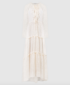 Philosophy di Lorenzo Serafini Natural Lace Maxi Dress