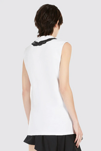 Sportmax Quenty Printed White T-shirt