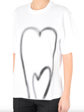 Load image into Gallery viewer, Sportmax Luis Black Heart Cotton T-shirt
