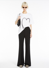 Load image into Gallery viewer, Sportmax Luis Black Heart Cotton T-shirt
