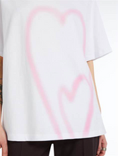 Load image into Gallery viewer, Sportmax Luis Pink Heart Cotton T-shirt
