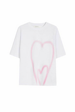 Load image into Gallery viewer, Sportmax Luis Pink Heart Cotton T-shirt
