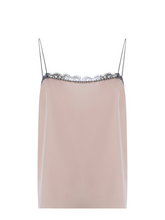 Load image into Gallery viewer, Philosophy di Lorenzo Serafini Lace Trim Pink Satin Camisole
