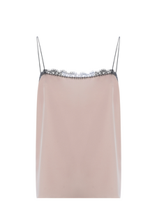 Philosophy di Lorenzo Serafini Lace Trim Pink Satin Camisole