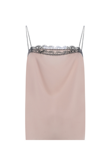 Philosophy di Lorenzo Serafini Lace Trim Pink Satin Camisole
