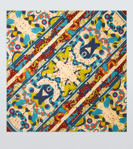 Max Mara Weekend Uberta Zodiac Print Silk Scarf