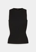 Load image into Gallery viewer, Max Mara Braida Black Ribbed Top
