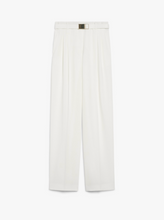 Load image into Gallery viewer, Max Mara Neottia White Belted Trousers
