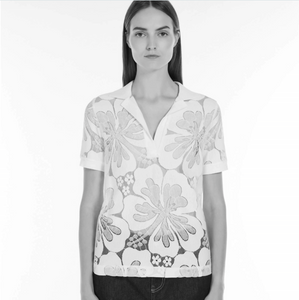 Max Mara Romeo White Lace Top