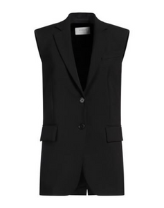 Sportmax Parana Black Sleeveless Blazer