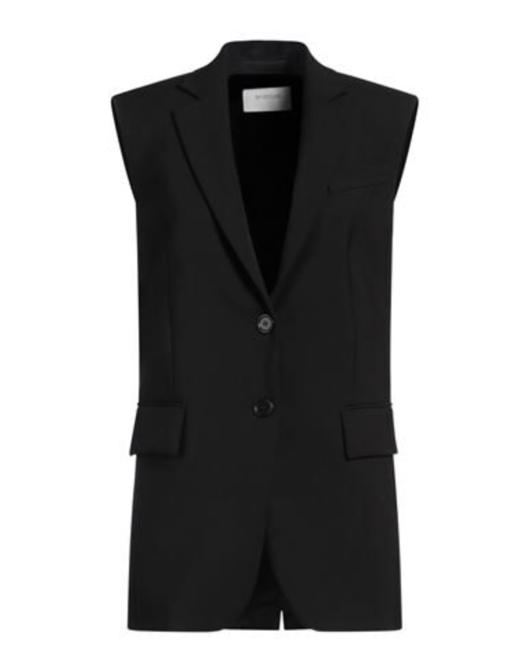 Sportmax Parana Black Sleeveless Blazer