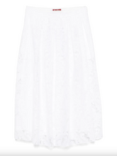 Load image into Gallery viewer, Max Mara Ampezzo Floral Lace Cotton Skirt

