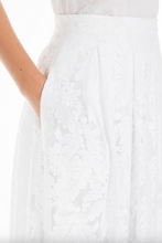 Load image into Gallery viewer, Max Mara Ampezzo Floral Lace Cotton Skirt
