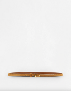 Philosophy di Lorenzo Serafini Thin Tan Leather Belt
