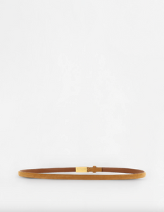 Philosophy di Lorenzo Serafini Thin Tan Leather Belt