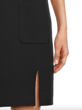 Load image into Gallery viewer, Max Mara Parata Black Knit Shift Dress
