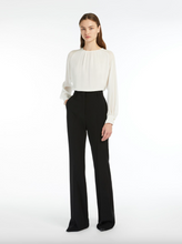 Load image into Gallery viewer, Max Mara Alabama Black Cady Trousers
