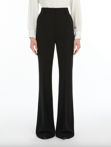 Max Mara Alabama Black Cady Trousers