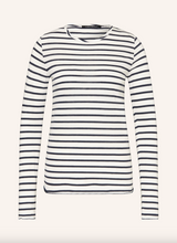 Load image into Gallery viewer, Luisa Cerano Breton Stripe Long Sleeve Top
