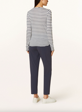 Load image into Gallery viewer, Luisa Cerano Breton Stripe Long Sleeve Top
