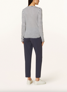 Luisa Cerano Breton Stripe Long Sleeve Top