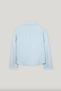 Luisa Cerano Double-face Blue Shirt Jacket