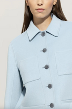 Load image into Gallery viewer, Luisa Cerano Double-face Blue Shirt Jacket
