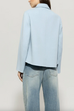 Load image into Gallery viewer, Luisa Cerano Double-face Blue Shirt Jacket
