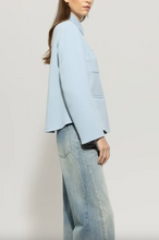 Load image into Gallery viewer, Luisa Cerano Double-face Blue Shirt Jacket
