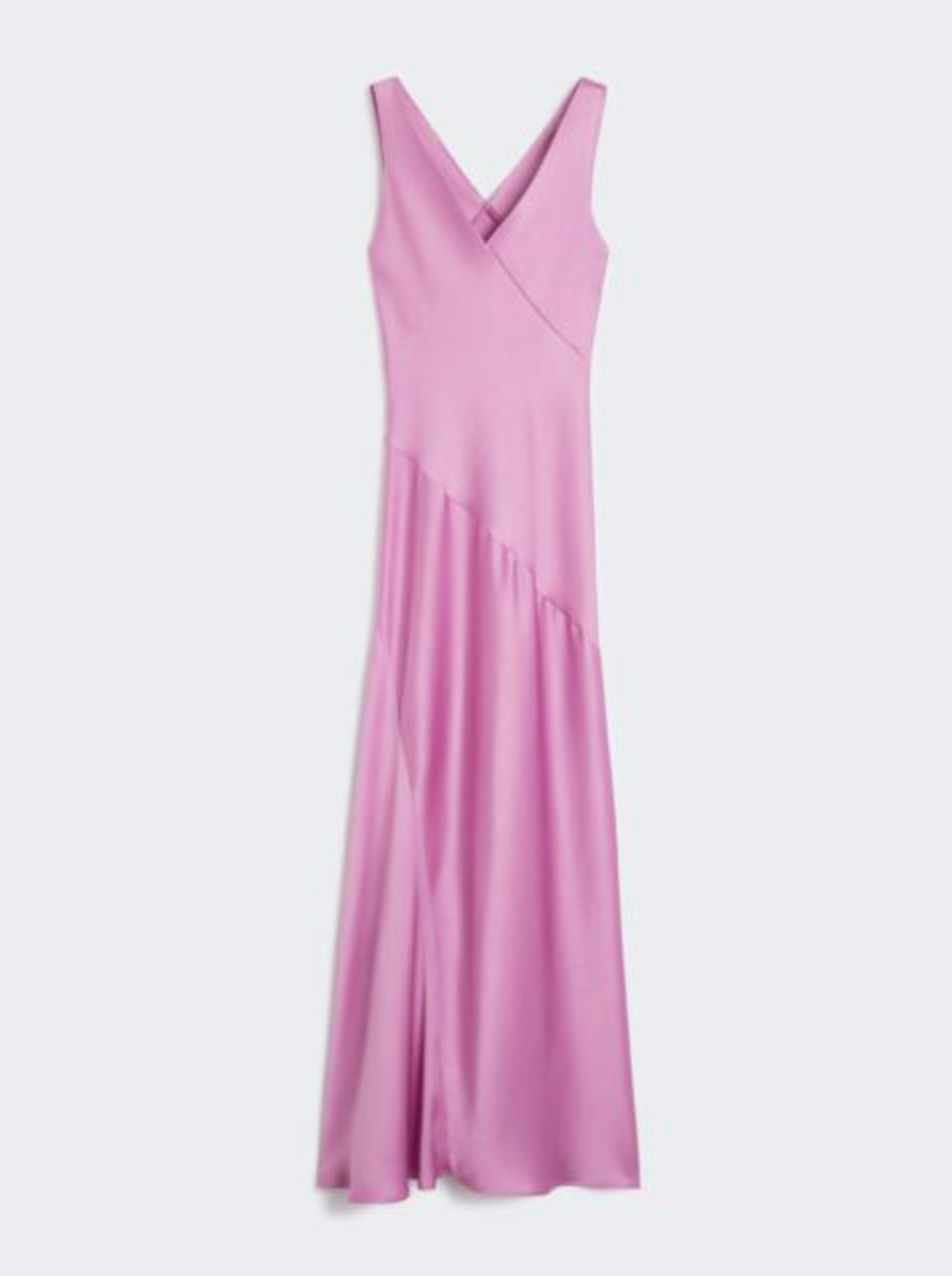 Max Mara Pilly Envers Satin Slip Dress