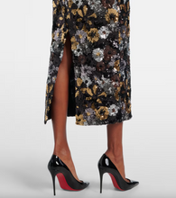 Load image into Gallery viewer, Max Mara Damiana Tulle and Sequins Pencil Skirt
