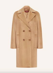 Max Mara Agenda Camel Wool Coat