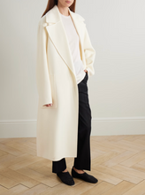 Load image into Gallery viewer, Sportmax Double-Faced Abate White Wool Coat
