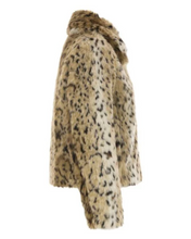 Load image into Gallery viewer, Max Mara Uta Animal Print Faux Fur Coat
