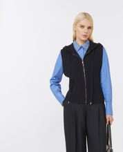 Load image into Gallery viewer, Max Mara Staffa Embroidered Collar Cotton Shirt Blue
