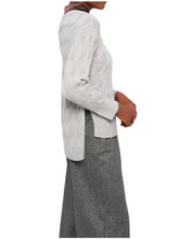 Load image into Gallery viewer, Max Mara Quid Grey Cable-knit Sweater
