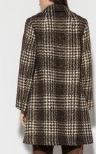 Load image into Gallery viewer, Luisa Cerano Shimmer Tweed Check Coat
