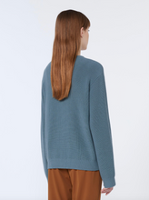 Load image into Gallery viewer, Max Mara Libero Zip Cardigan in Avio
