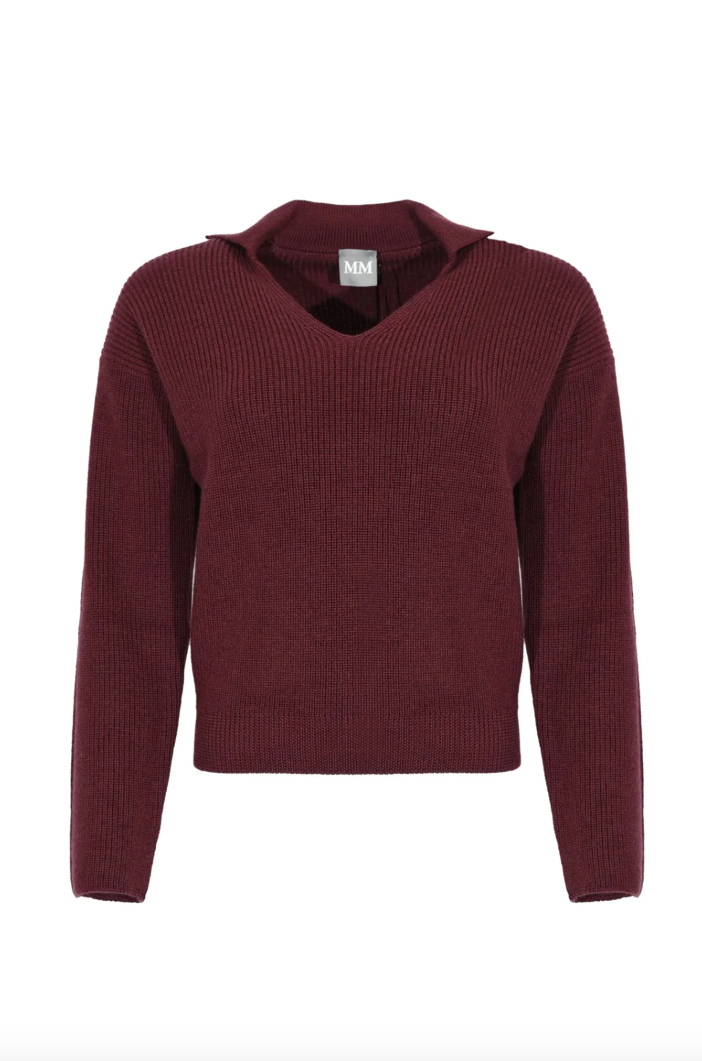 Max Mara Acceso Burgundy Sweater