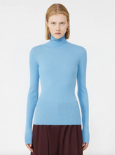Load image into Gallery viewer, Sportmax Niagara Blue Wool Poloneck Jumper
