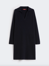 Load image into Gallery viewer, Max Mara Mana Navy Knit Sweater Dress

