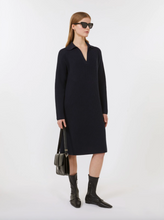 Load image into Gallery viewer, Max Mara Mana Navy Knit Sweater Dress
