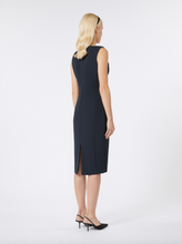 Load image into Gallery viewer, Max Mara Alfiere Navy Cady Dress
