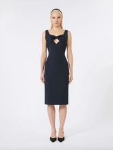Load image into Gallery viewer, Max Mara Alfiere Navy Cady Dress
